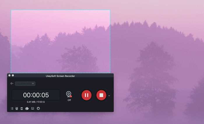 Launch UkeySoft Screen Recorder