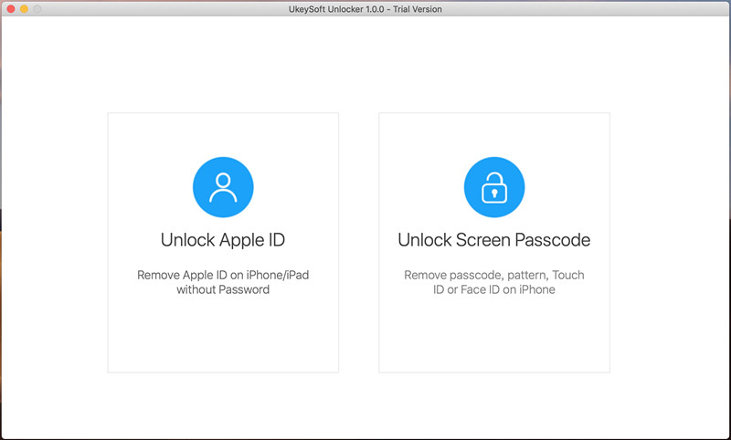 Ukeysoft Unlocker User Guide How To Unlock Passcode Apple Id