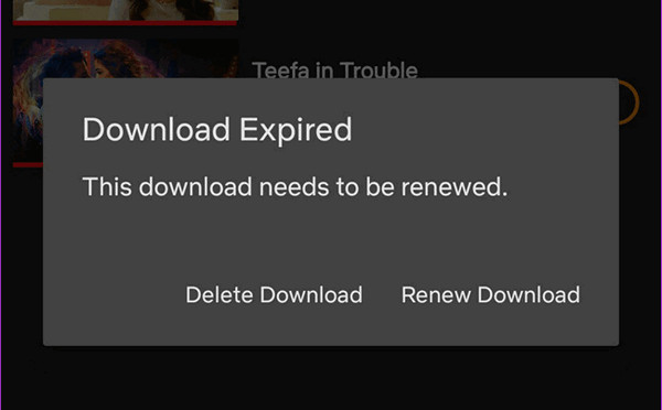 Netflix downloads expire