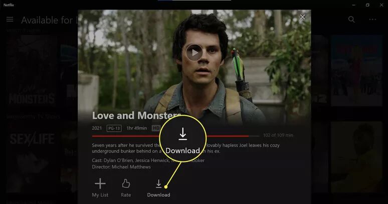 download netflix movie on laptop pc